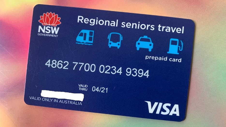 seniors travel card nsw login